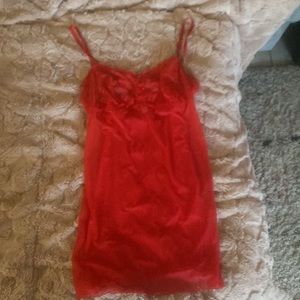 B-TEMPTED RED DRESS LINGERE